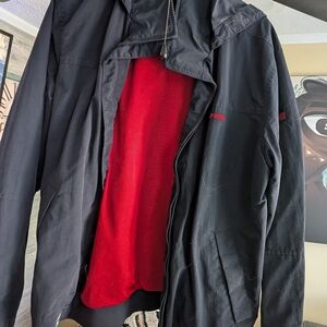 Tommy Hilfiger Black and Red Bomber Jacket